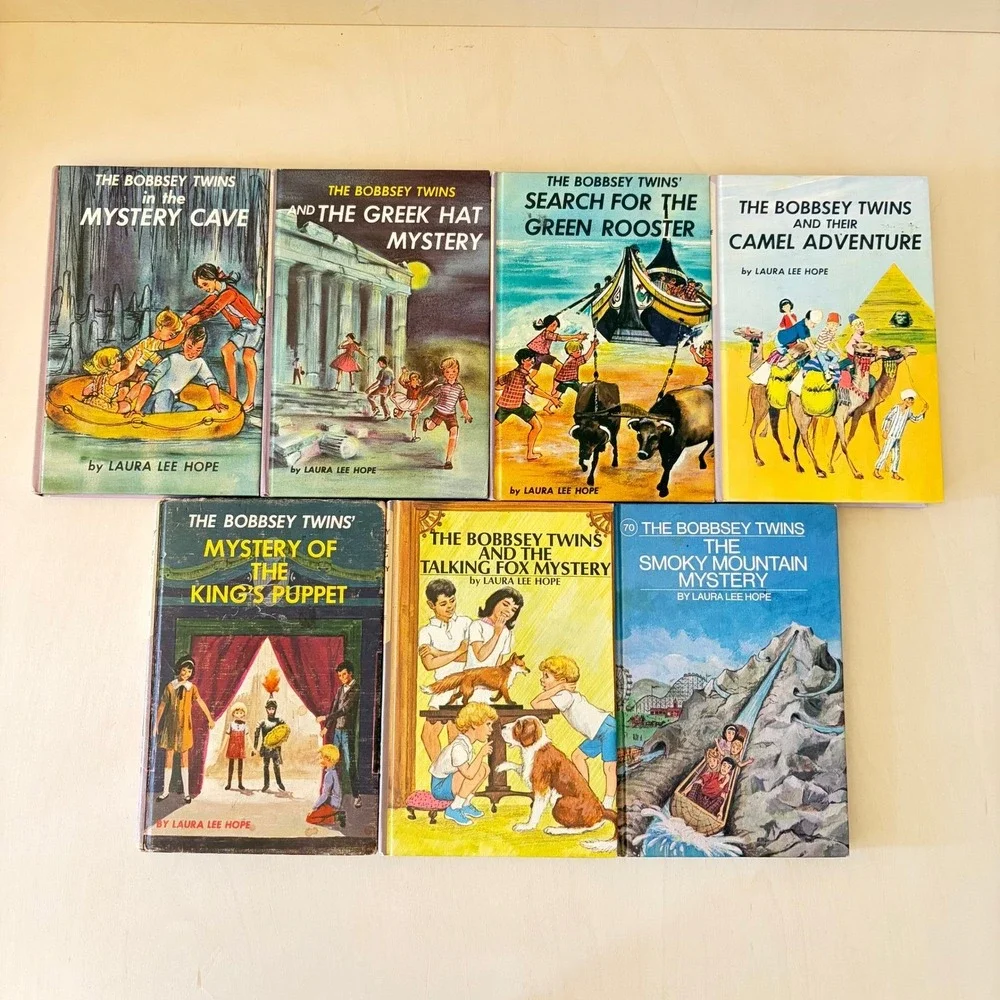 Bobbsey Twins Lot of 37 Book Set Vintage Hardcover Kids Mystery Series Nostalgic